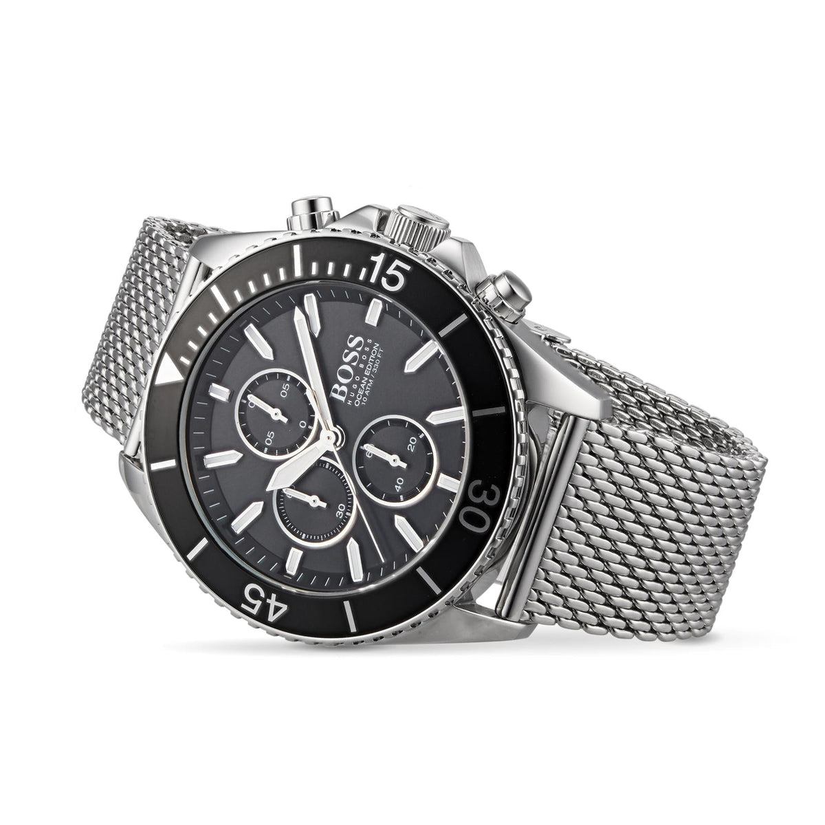 Hugo Boss Ocean Edition Chronograph Black Dial Men's Watch 1513701
