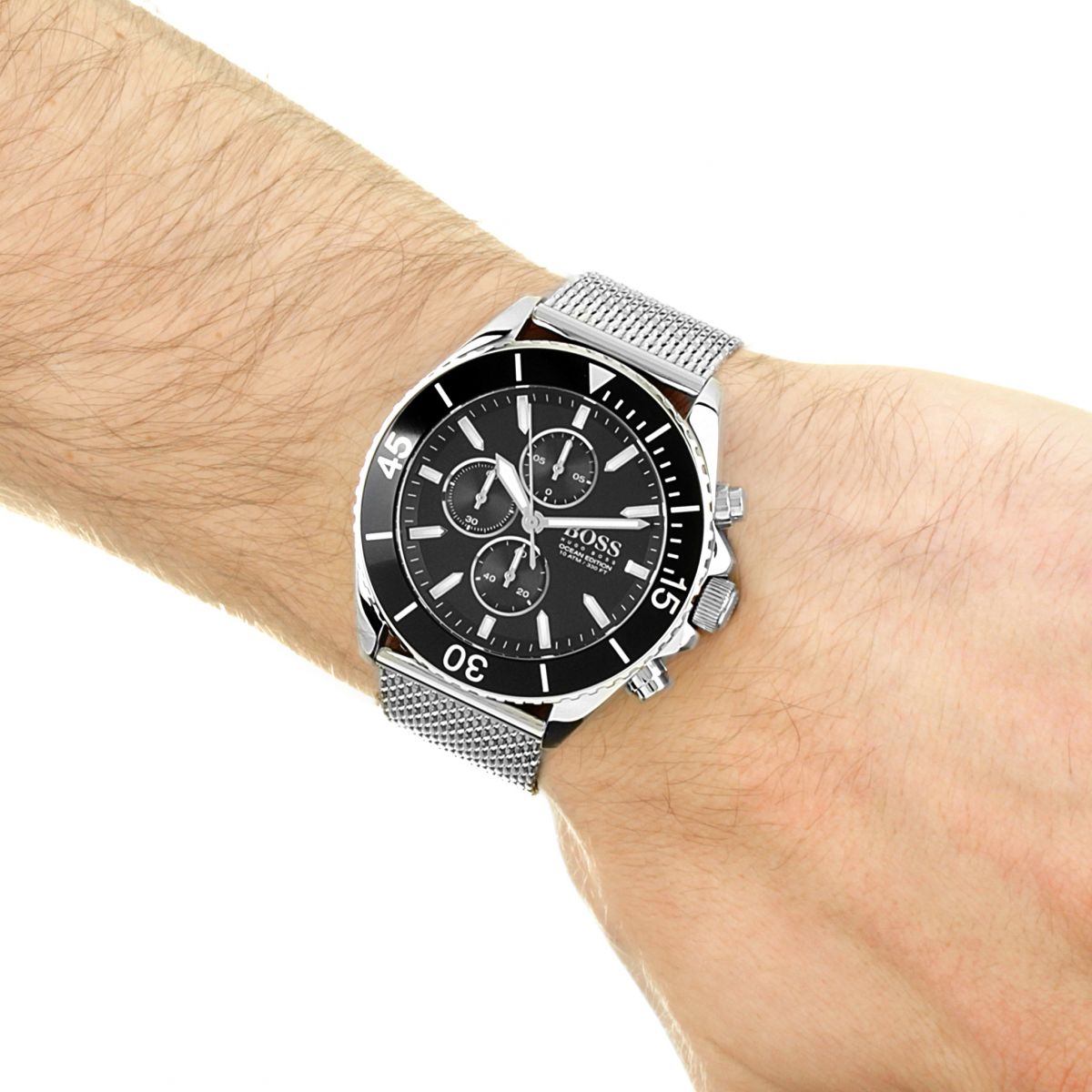 Hugo Boss Ocean Edition Chronograph Black Dial Men's Watch 1513701