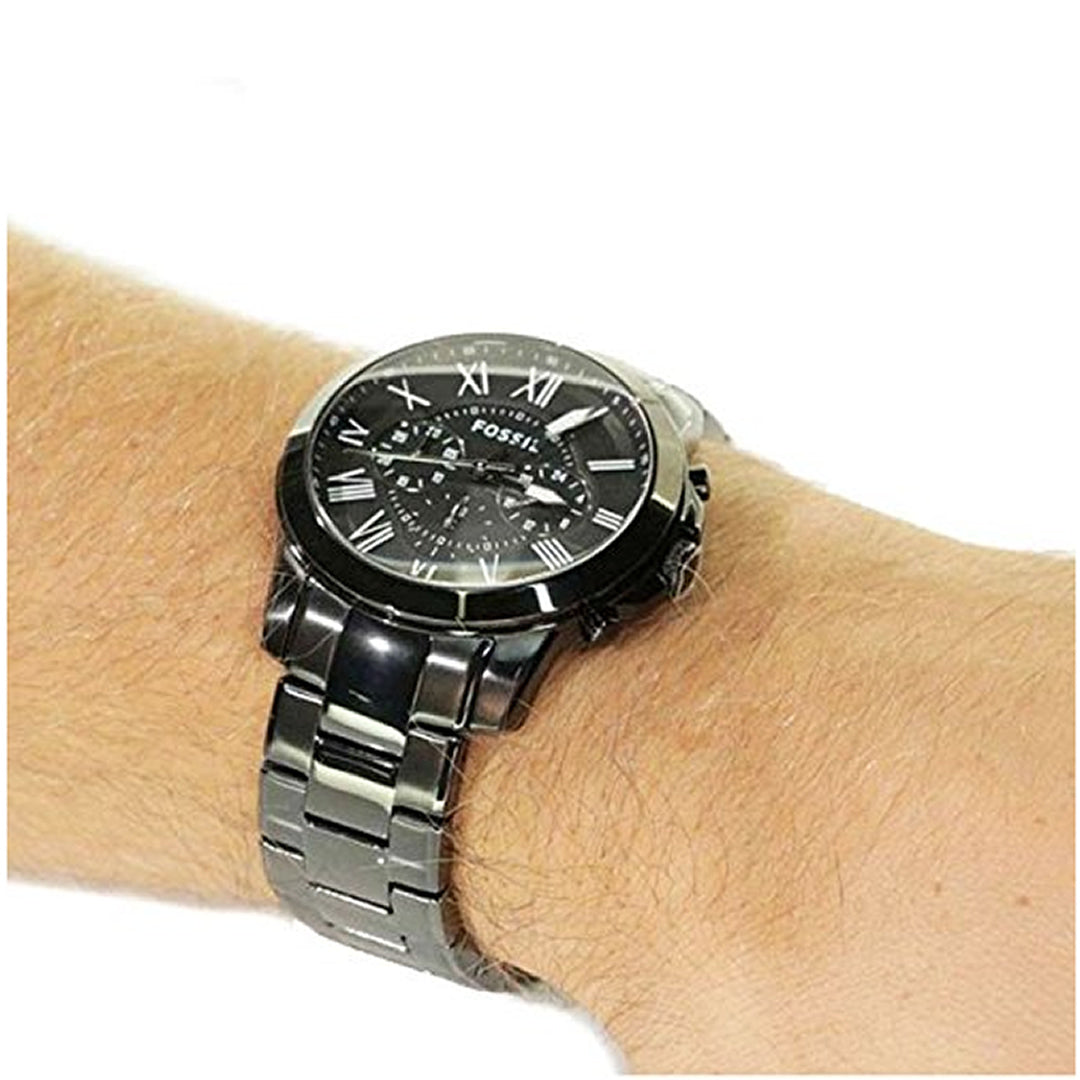 Fossil Grant Chronograph Black Dial Men's Watch FS4832