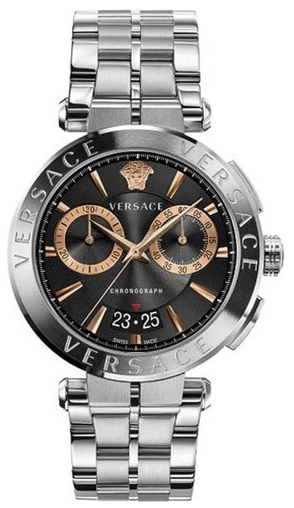 Versace Aion Chronograph Silver Watch VE1D01019