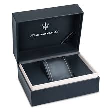 Maserati Potenza Blue Dial Blue Leather Men's Watch R8851108027