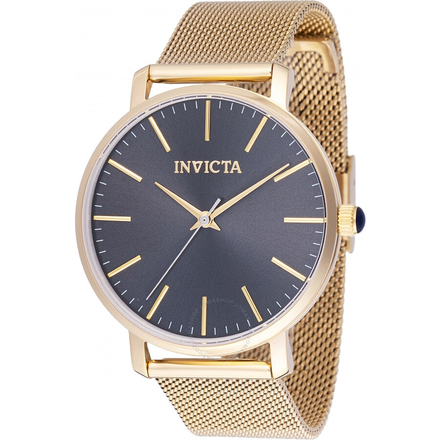 Invicta Angel Quartz Charcoal Dial Ladies Watch 48845 - Dawson Watches