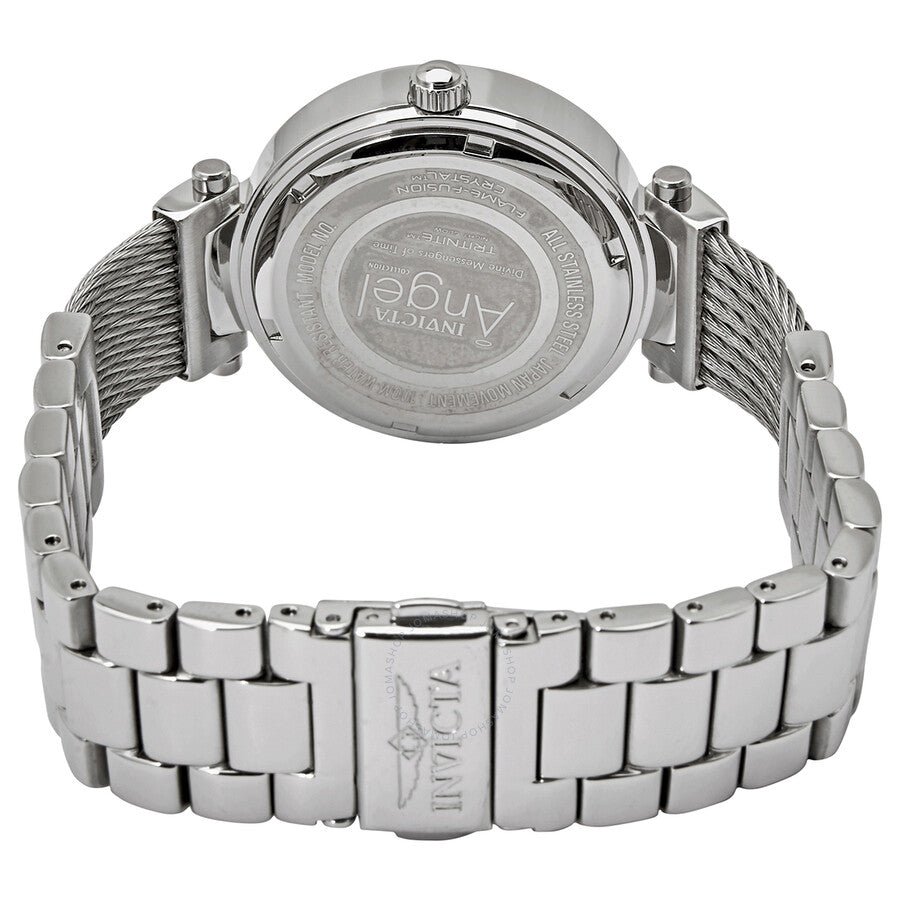 Invicta Angel Quartz Crystal Silver Dial Ladies Watch 28915 - The Watches Men & Co #3
