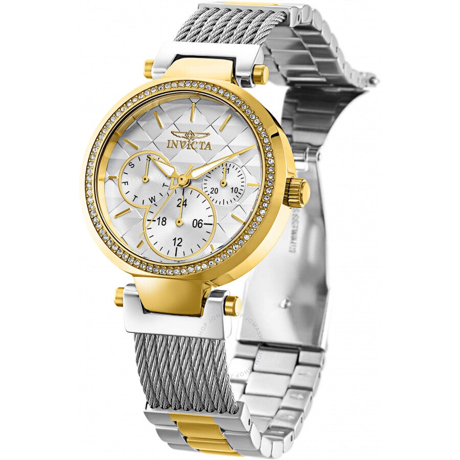 Invicta Angel Quartz Crystal White Dial Ladies Watch 28921 - Dawson Watches #2