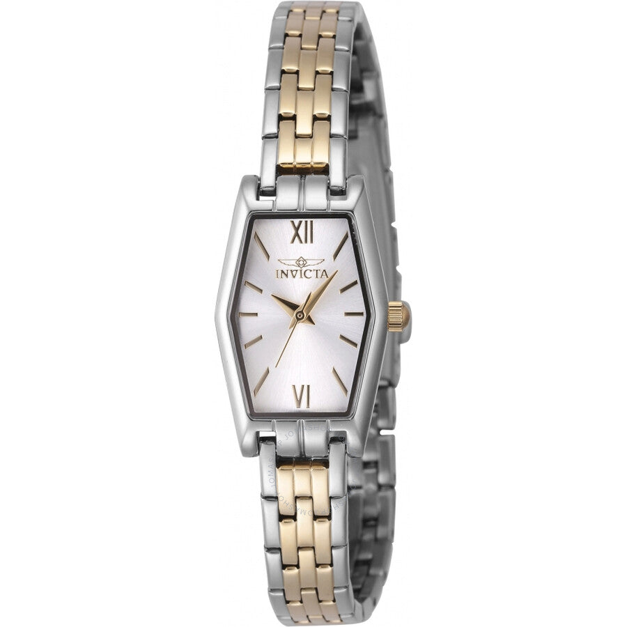 Invicta Angel Quartz Silver Dial Ladies Watch 48128 - The Watches Men & Co