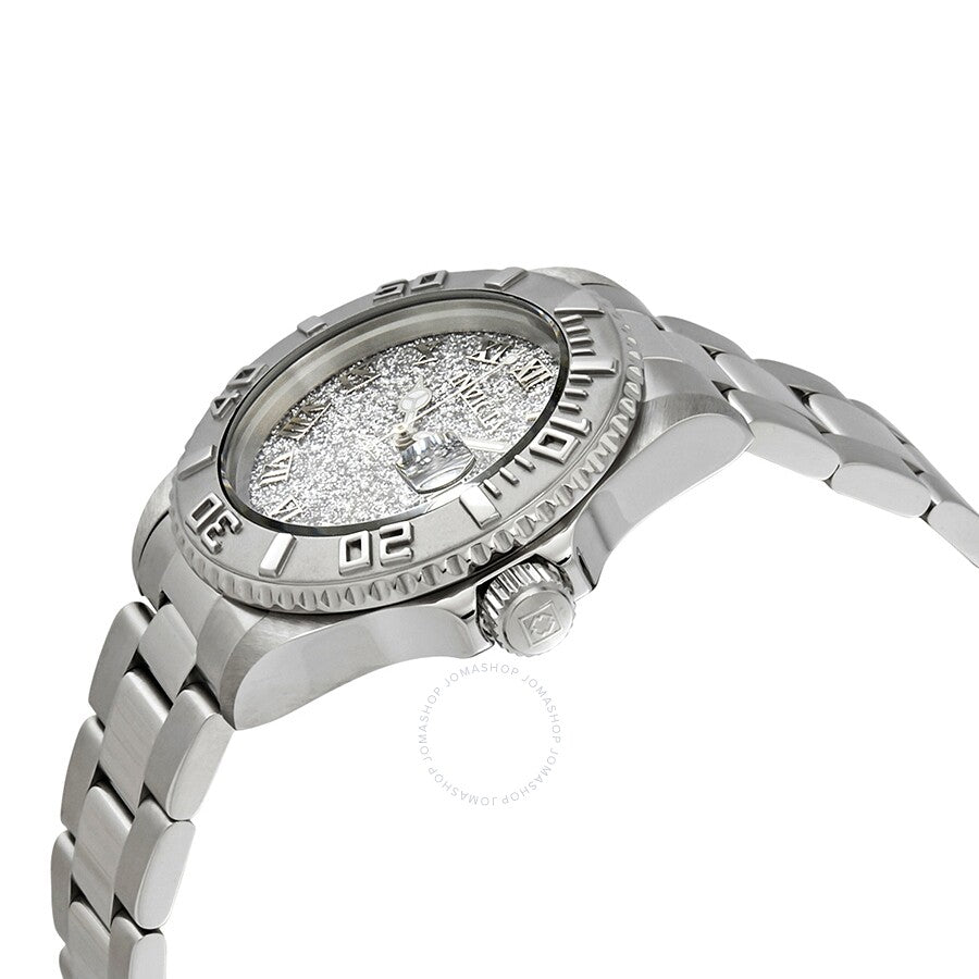 Invicta Angel Silver Glitter Dial Stainless Steel Ladies Watch 22706 - Dawson Watches #2