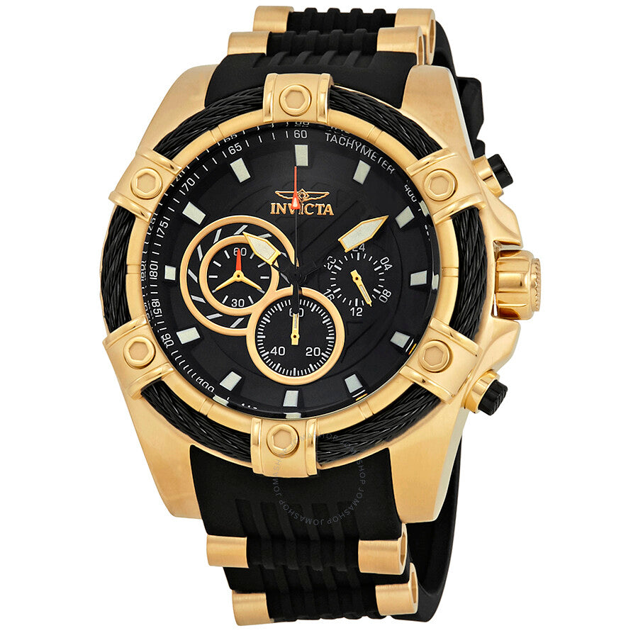 Invicta Bolt Chronograph Black Dial Men's Watch 26818 - Dawson Watches