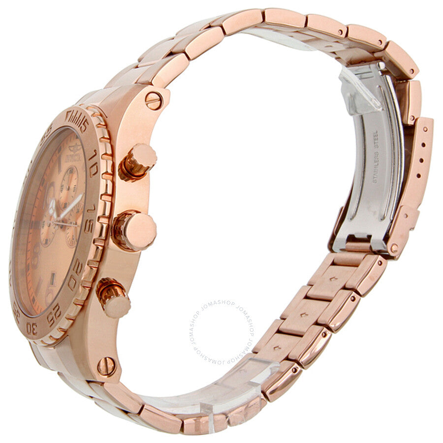 Invicta Elegant Ocean Chronograph Rose Dial Rose Gold-tone Men's Watch 1271 - Dawson Watches #4