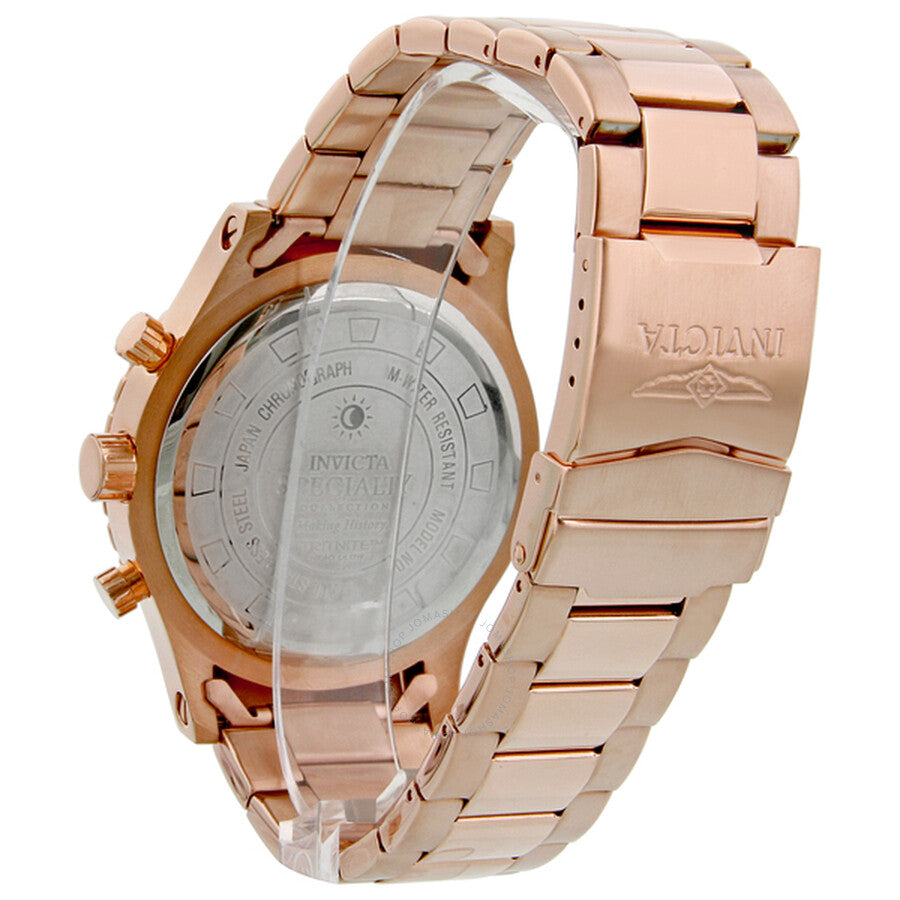 Invicta Elegant Ocean Chronograph Rose Dial Rose Gold-tone Men's Watch 1271 - Dawson Watches #5
