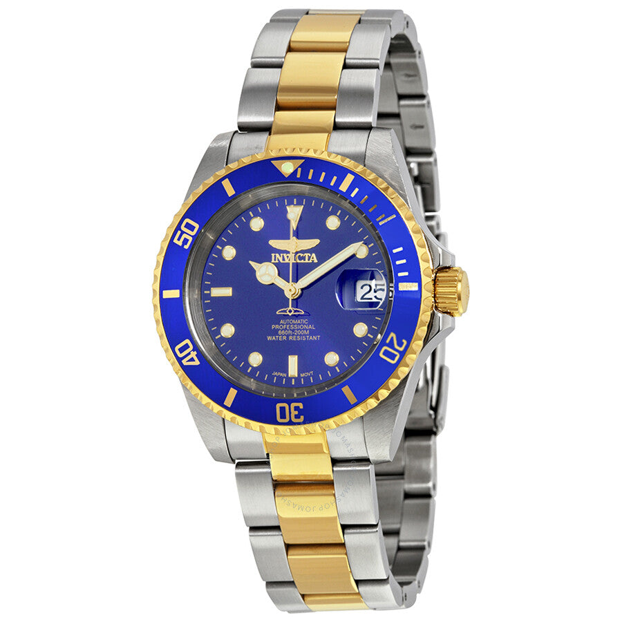 Invicta Mako Pro Diver Automatic Blue Dial Two-tone Men's Watch 8928OB - Dawson Watches