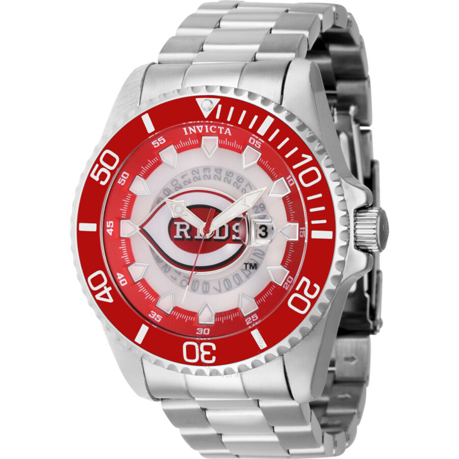 Invicta MLB Cincinnati Reds Quartz Men's Watch 43460 - The Watches Men & Co
