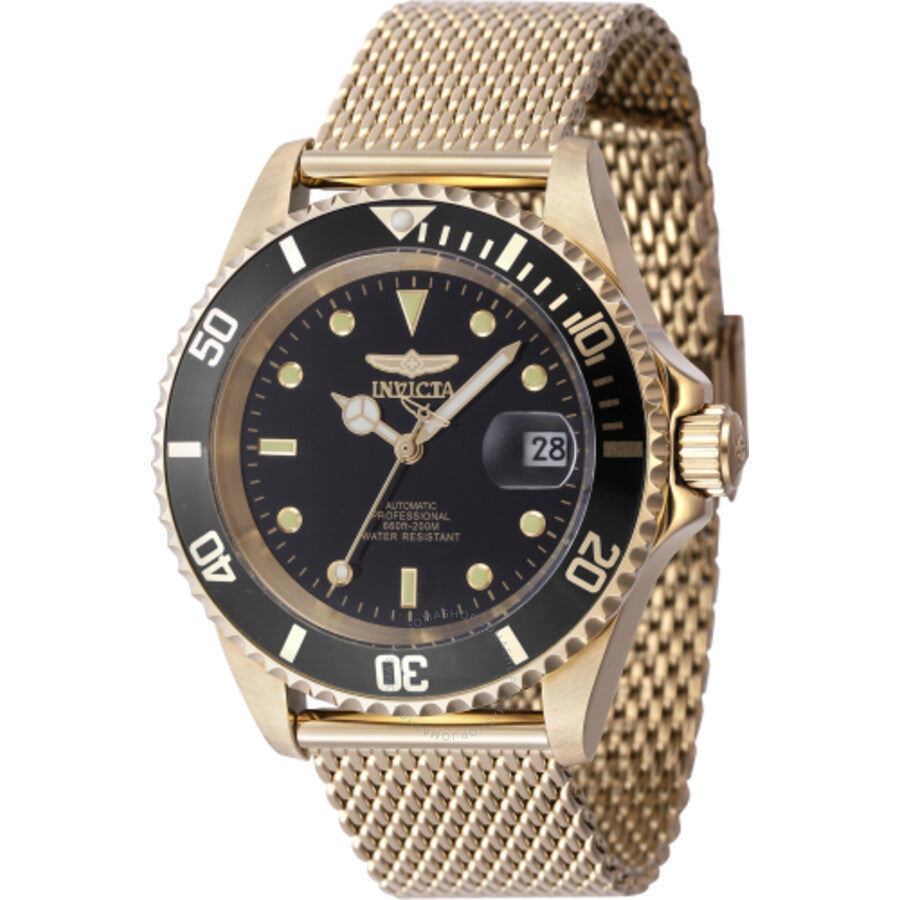 Invicta Pro Diver Automatic Date Black Dial Men's Watch 47722 - The Watches Men & Co