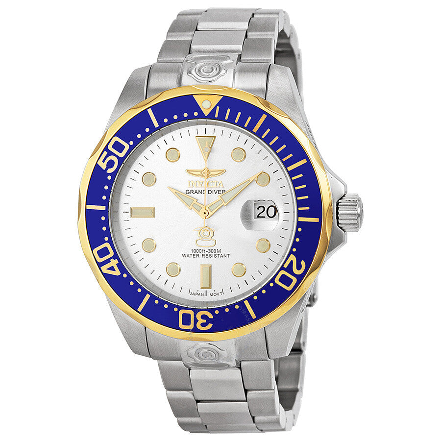 Invicta Pro Diver Automatic Silver Dial Men's Watch 13788 - Dawson Watches