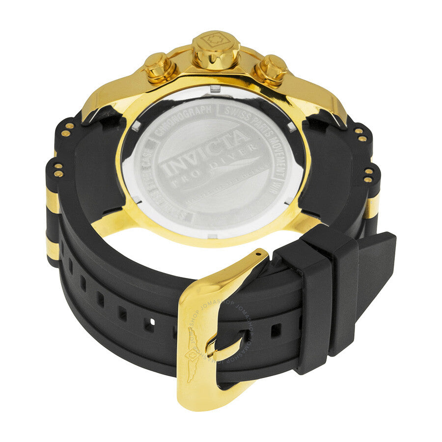 Invicta Pro Diver Chronograph Blue Dial Black Rubber Men's Watch 6983 - The Watches Men & Co #3