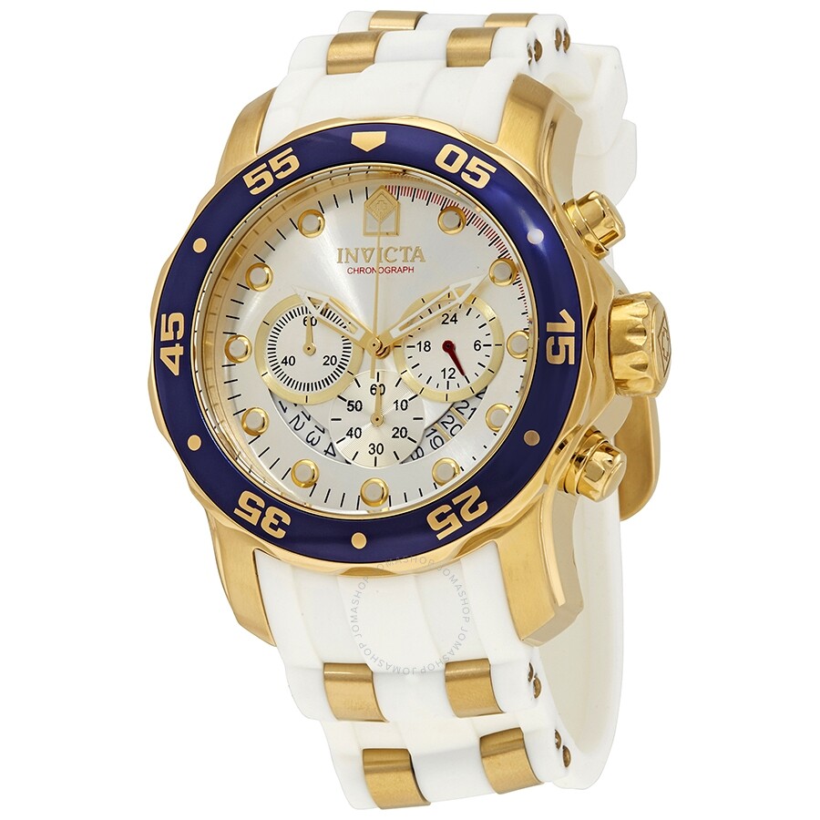 Invicta Pro Diver Chronograph Silver Dial Men's Watch 20293 - The Watches Men & Co