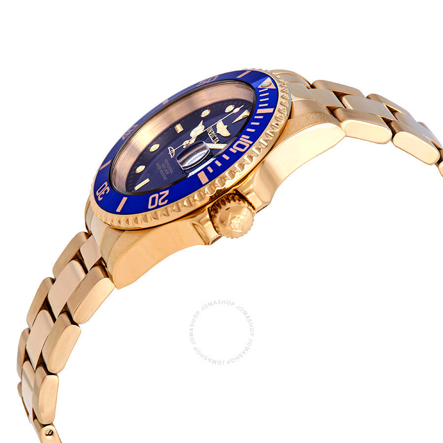 Invicta Pro Diver Gold-tone Blue Dial 40 mm Men's Watch 26974 - Dawson Watches #2