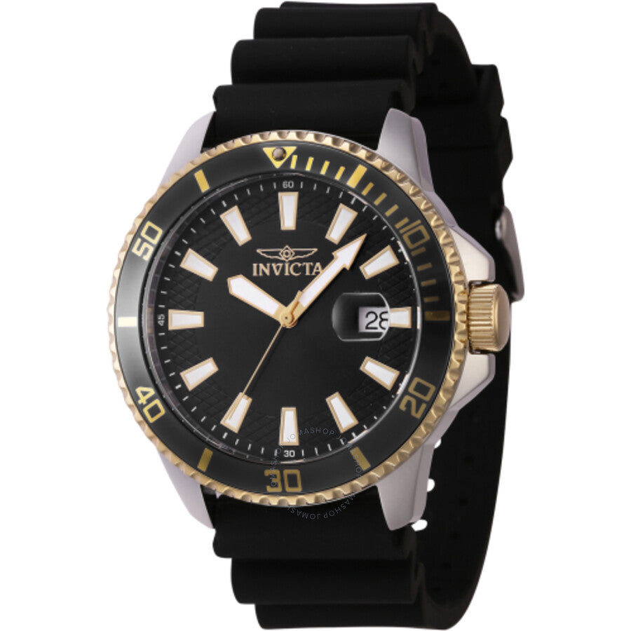 Invicta Pro Diver Quartz Black Dial Men's Watch 46132