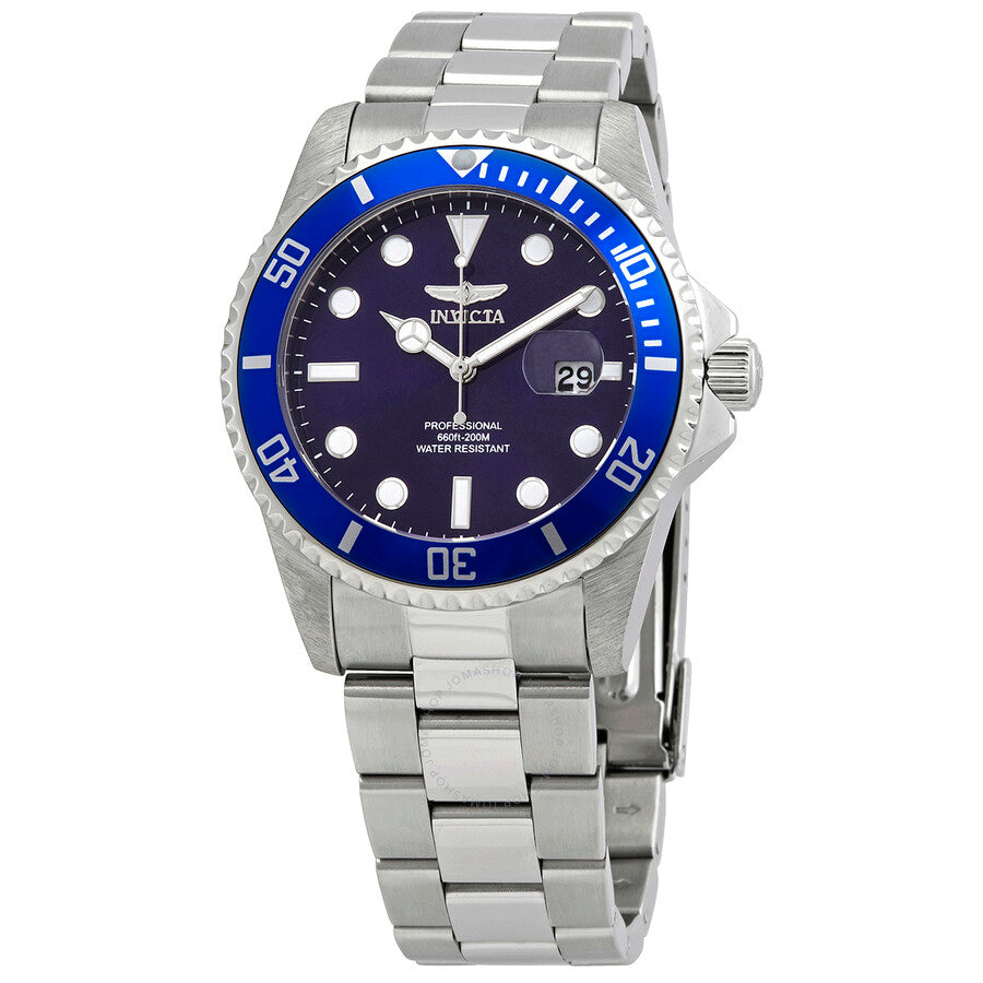 Invicta Pro Diver Quartz Blue Dial Stainless Steel Men's Watch 33267 - Dawson Watches