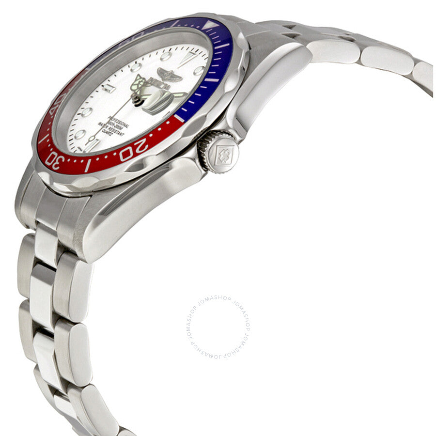 Invicta Pro Diver Quartz Silver Dial Pepsi Bezel Men's Watch 8933 - Dawson Watches #2