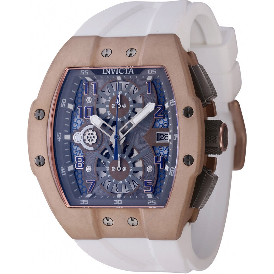 Invicta Racing Chronograph Quartz Grey Dial Titanium Men's Watch 47190 - The Watches Men & Co