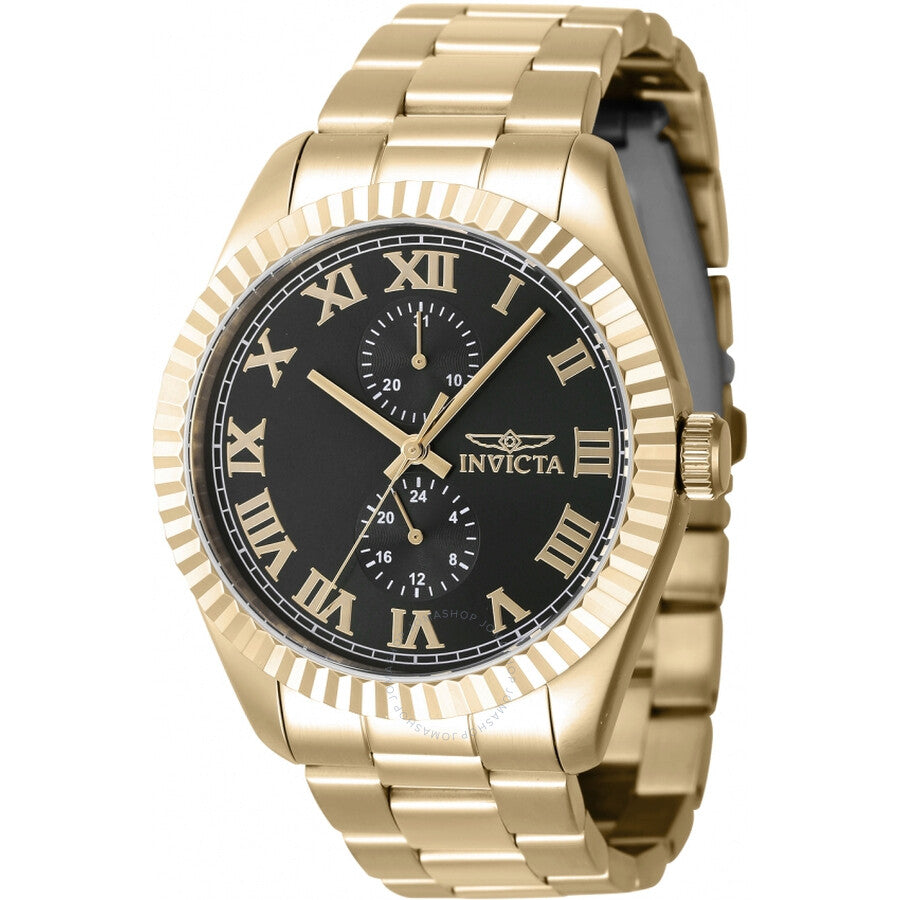 Invicta Specialty GMT Quartz Black Dial Men's Watch 47429 - The Watches Men & Co