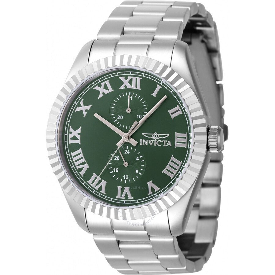 Invicta Specialty GMT Quartz Green Dial Men's Watch 47422 - Dawson Watches