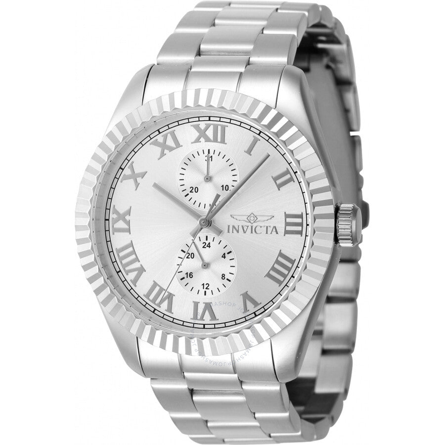 Invicta Specialty GMT Quartz Silver Dial Men's Watch 47421 - The Watches Men & Co
