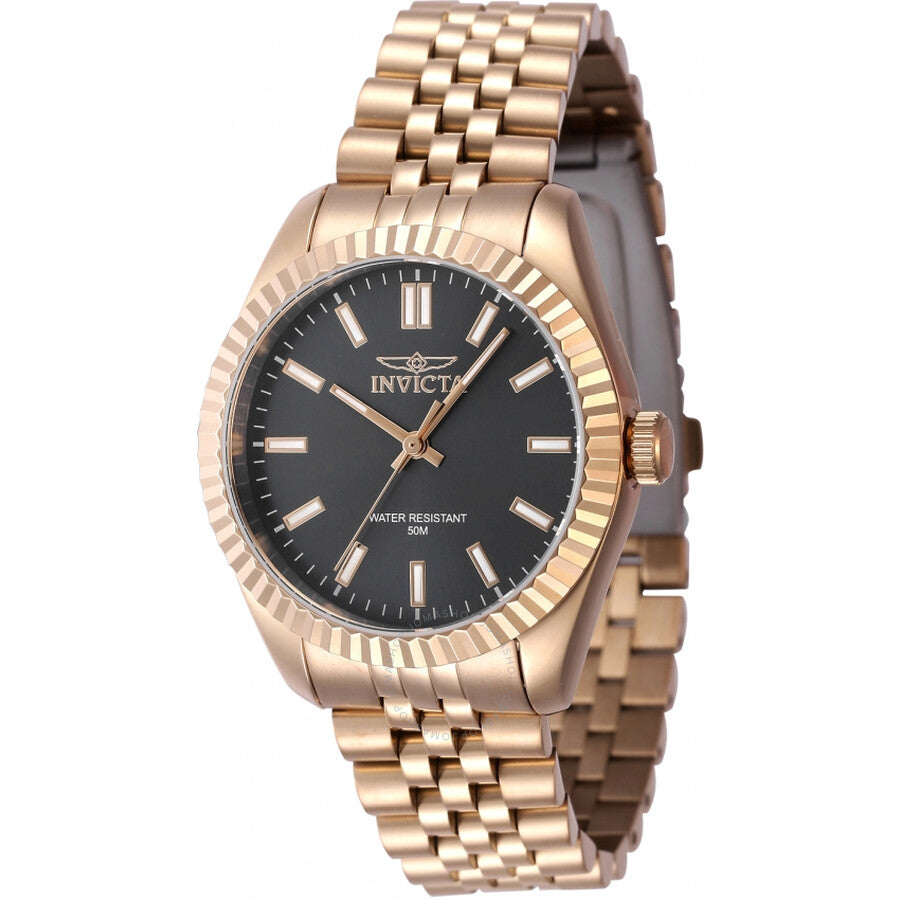 Invicta Specialty Quartz Black Dial Ladies Watch 47508 - Dawson Watches