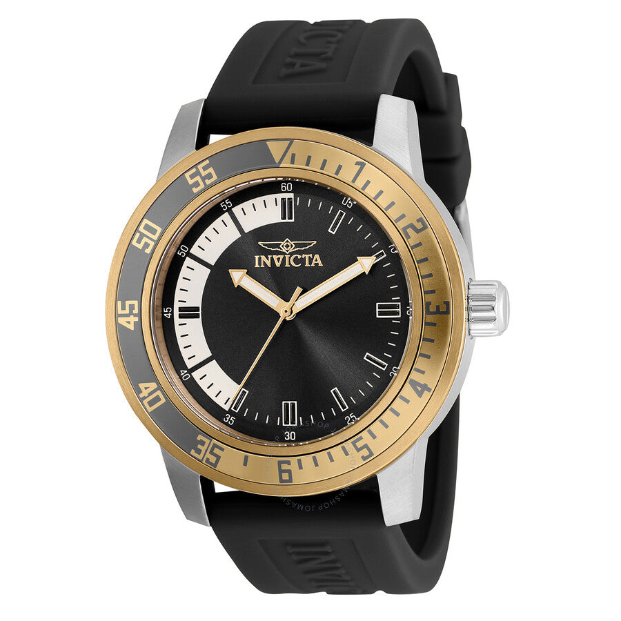 Invicta Specialty Quartz Black Dial Men's Watch 35681 - Dawson Watches