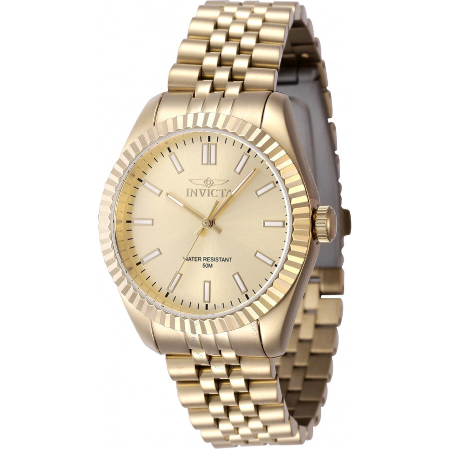 Invicta Specialty Quartz Gold Dial Ladies Watch 47507 - Dawson Watches