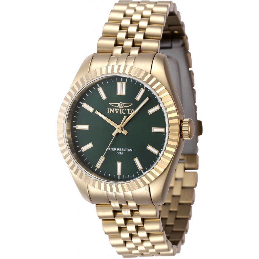 Invicta Specialty Quartz Green Dial Ladies Watch 47505 - Dawson Watches