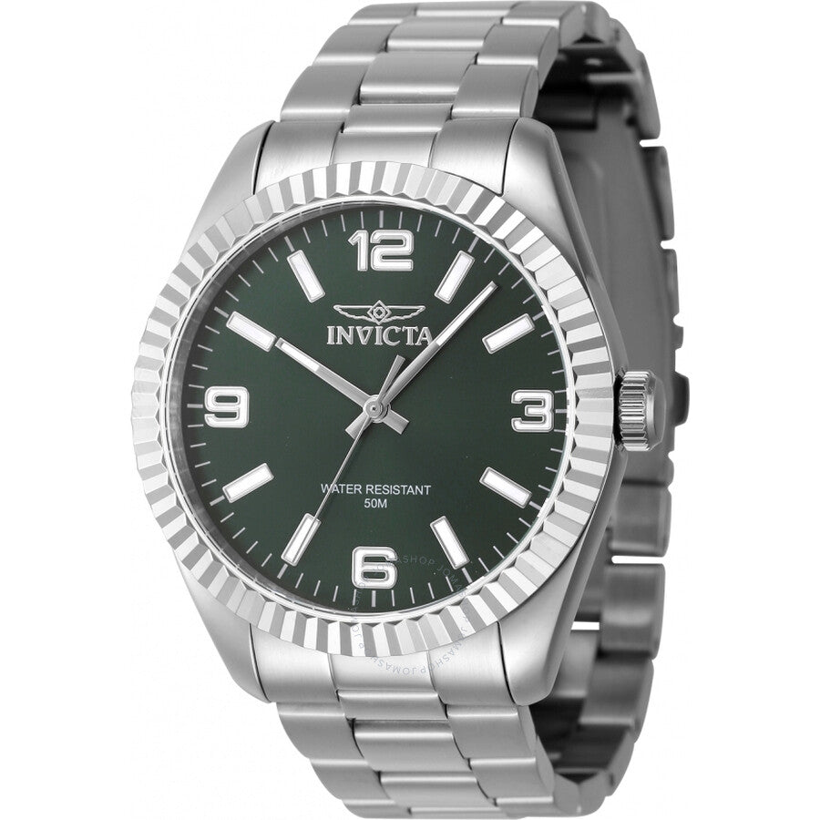 Invicta Specialty Quartz Green Dial Men's Watch 47450 - The Watches Men & Co