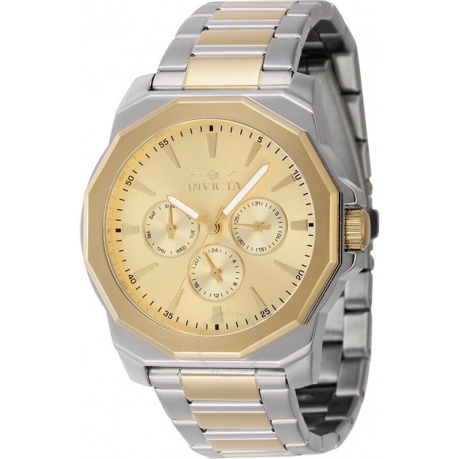 Invicta Speedway Quartz Gold Dial Men's Watch 46846 - Dawson Watches