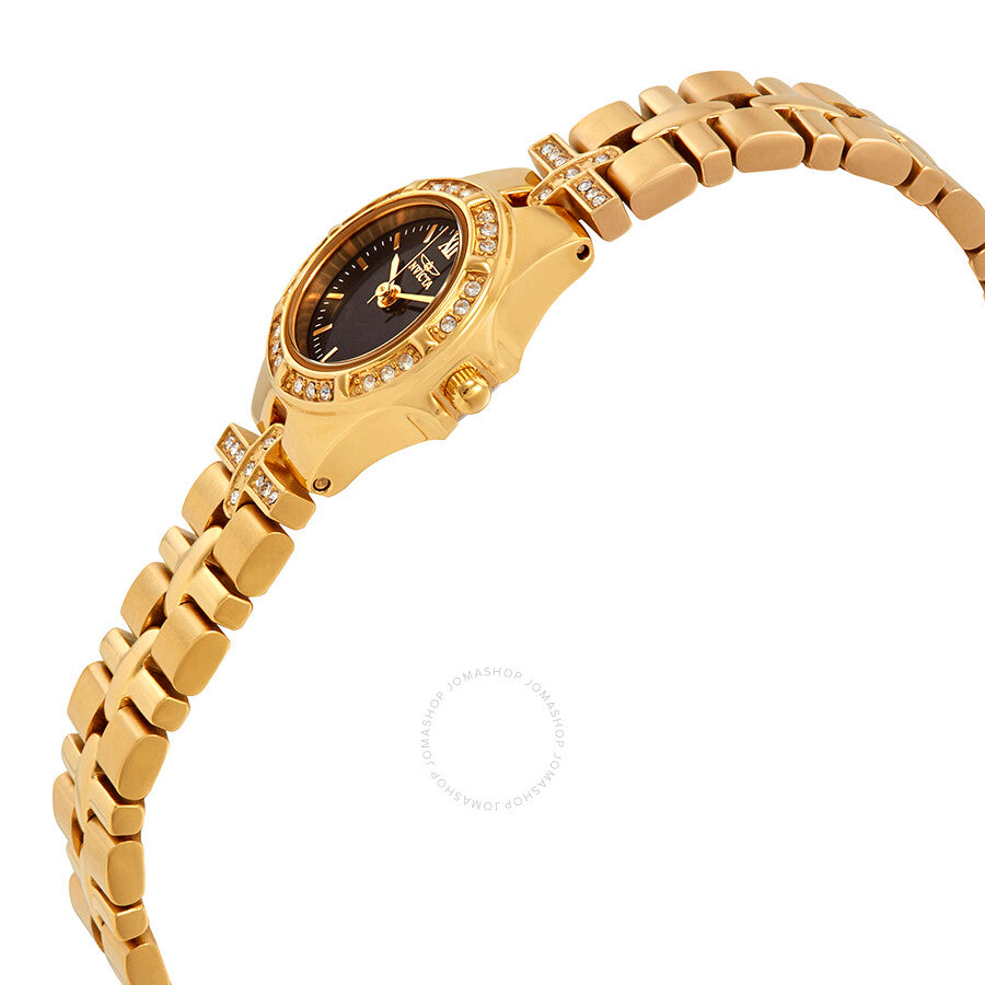 Invicta Wildflower Crystal Black Dial Ladies Watch 17065 - Dawson Watches #2