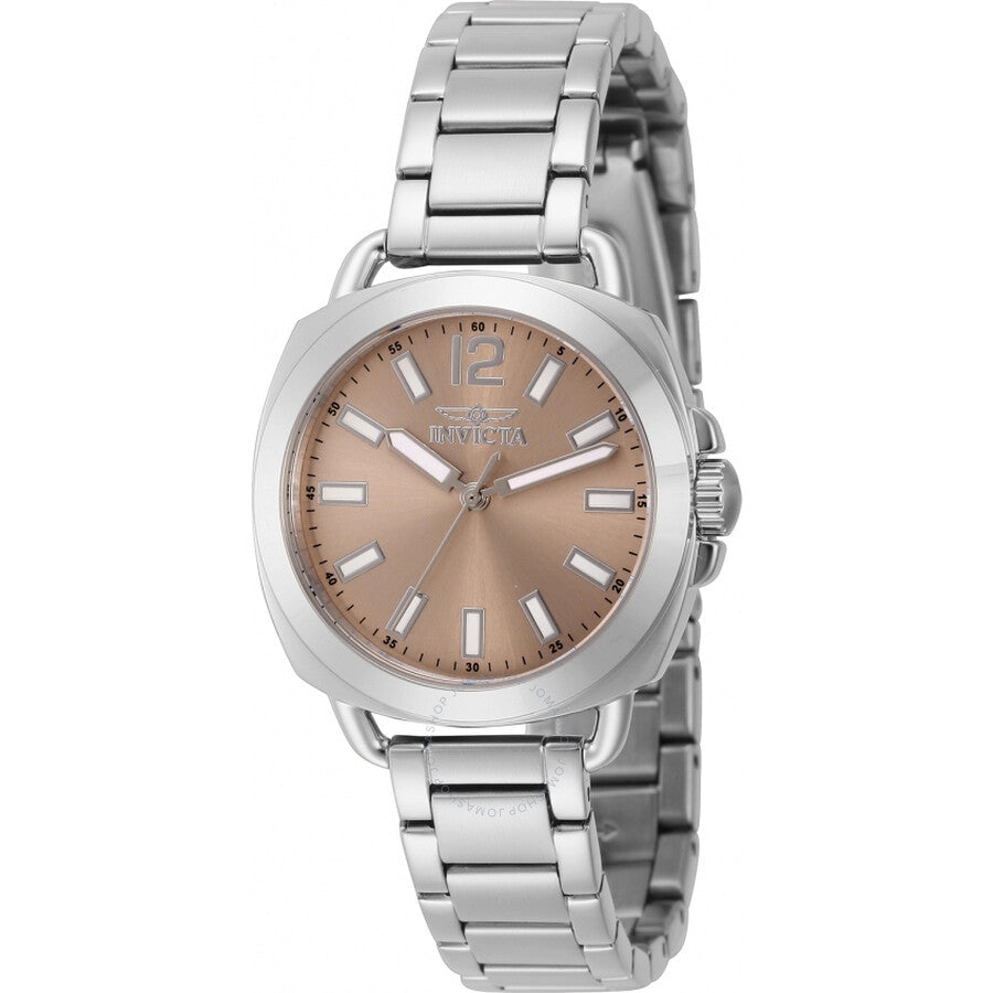 Invicta Wildflower Quartz Light Pink Dial Ladies Watch 46345 - The Watches Men & Co