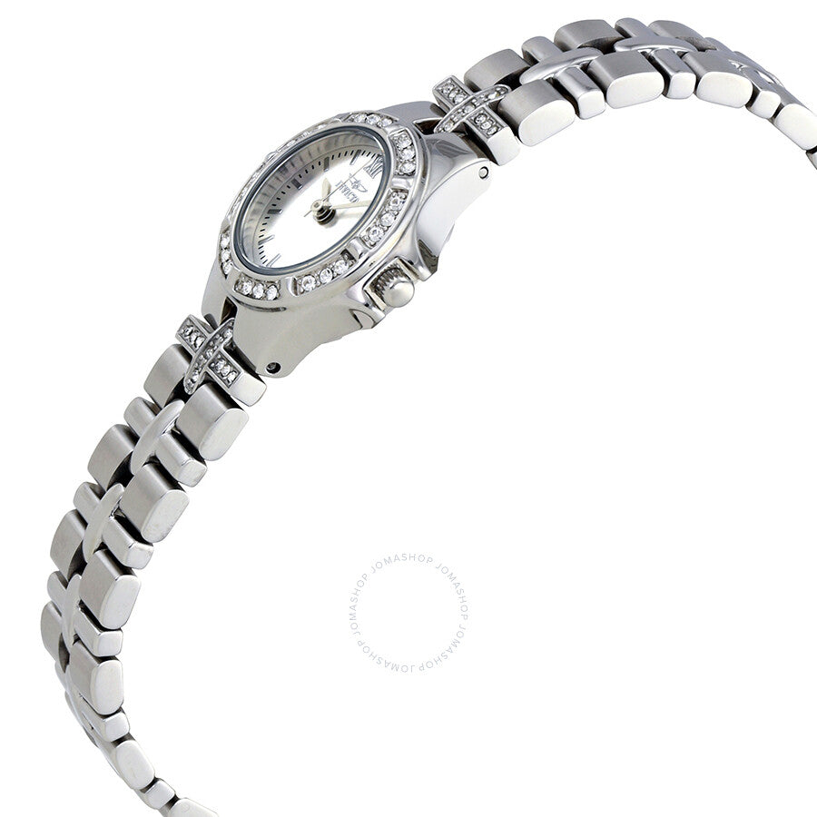 Invicta Wildflower Silver Dial Stainless Steel Ladies Watch 0132 - Dawson Watches #2