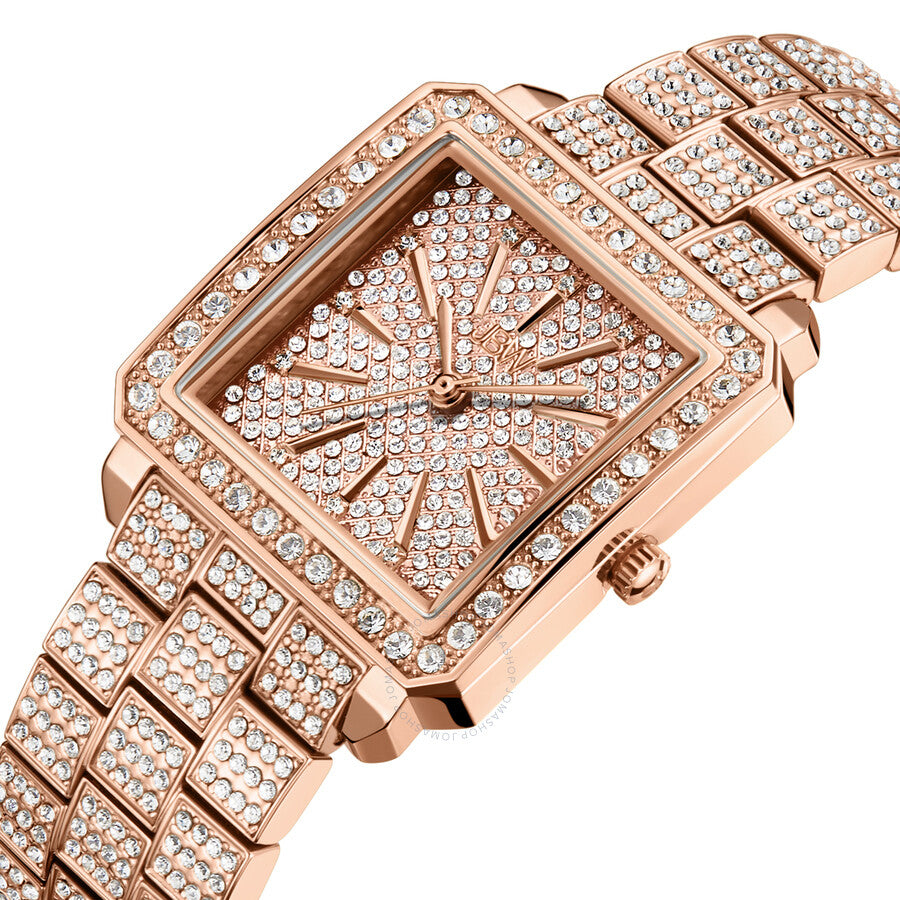 JBW Cristal Quartz Diamond Crystal Rose Dial Ladies Watch J6386B - Dawson Watches #2