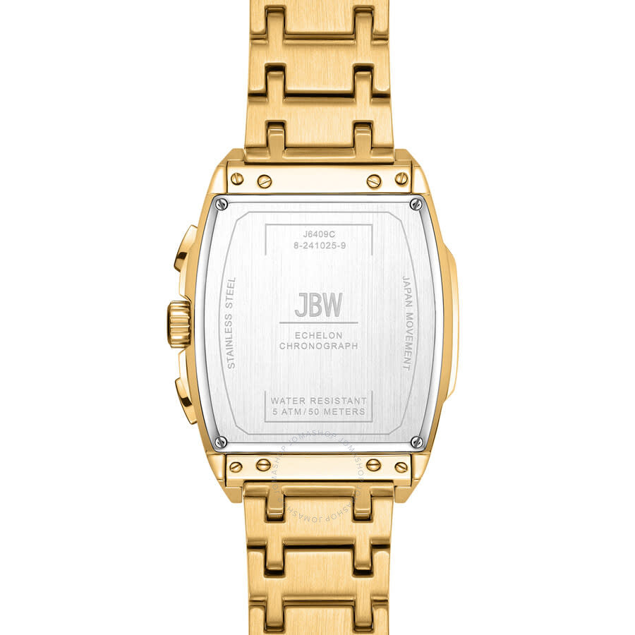 JBW Echelon Collection Chronograph Automatic Brown Dial Men's Watch J6409C - Dawson Watches #3