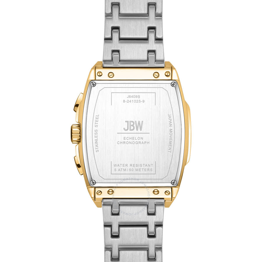 JBW Echelon Collection Chronograph Automatic Gold Dial Men's Watch J6409B - Dawson Watches #3