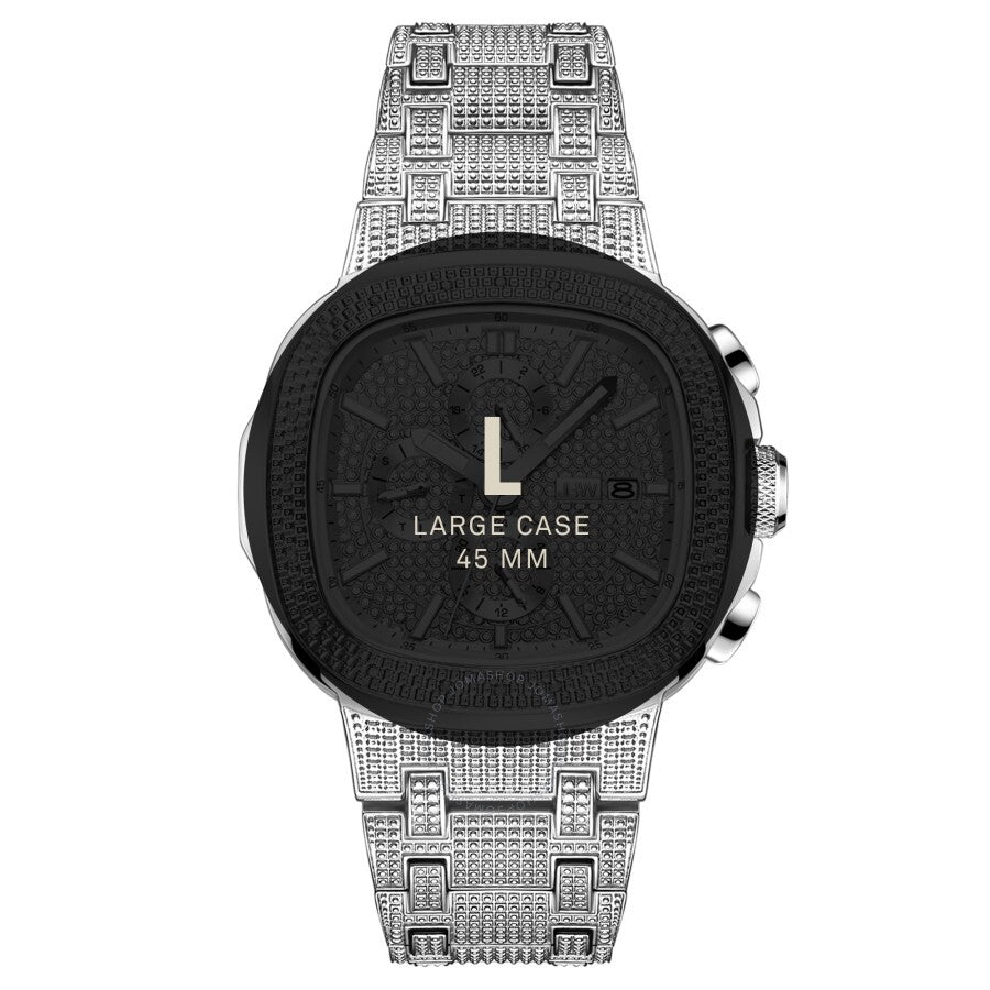 JBW Heist Quartz Diamond Silver Dial Men's Watch J6380D - Dawson Watches #5