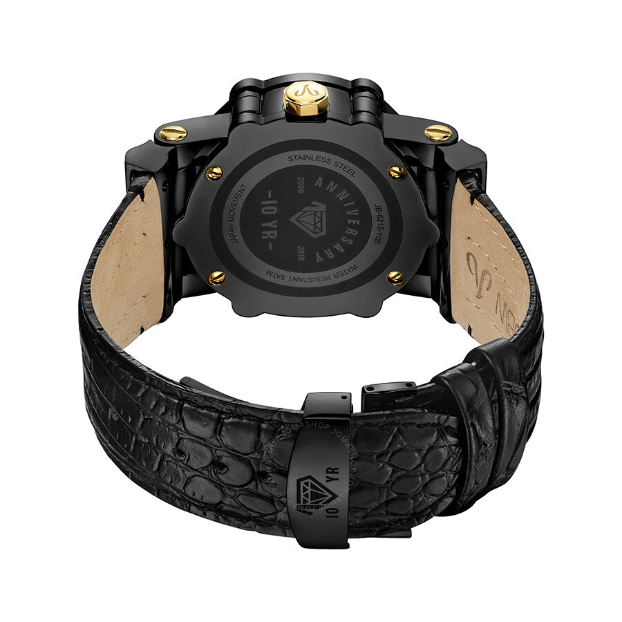 JBW Men's 10 YR Anniversary Phantom 1.96 ctw Diamond & Chronograph Watch JB-6215-10B - Dawson Watches #3