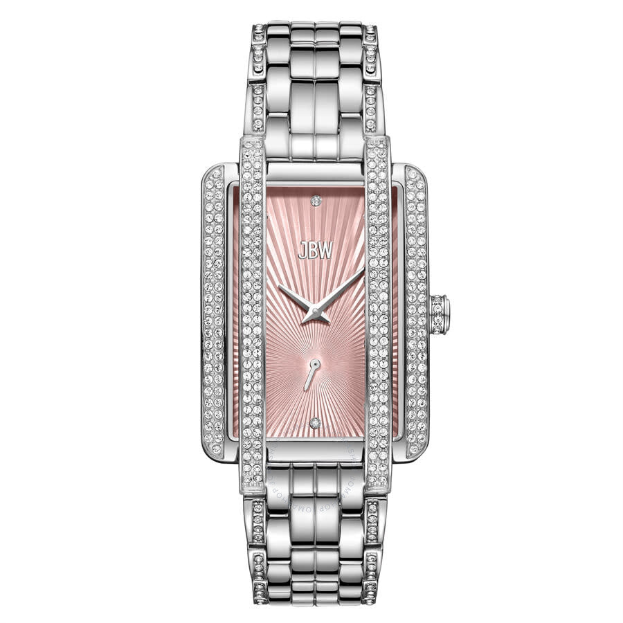 JBW Mink Collection Automatic Diamond Pink Dial Ladies Watch J6358H - Dawson Watches