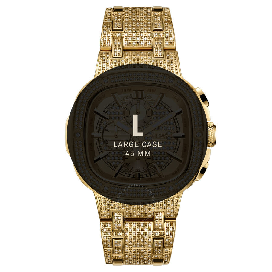 JBW Platinum Series Chronograph Gold-tone Dial Men's Watch PS545A#PS545A - Dawson Watches #6