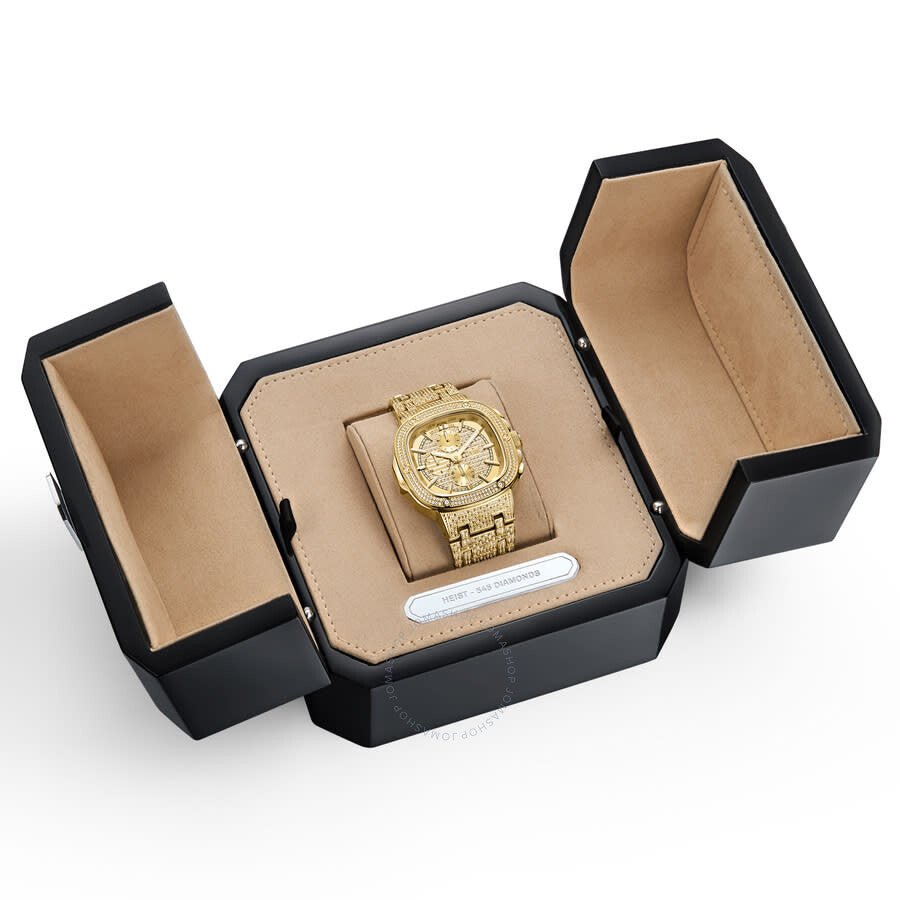 JBW Platinum Series Chronograph Gold-tone Dial Men's Watch PS545A#PS545A - Dawson Watches #7