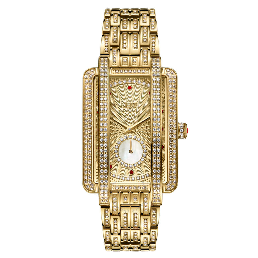 JBW Platinum Series Diamond Gold-tone Dial Ladies Watch PS505A - Dawson Watches