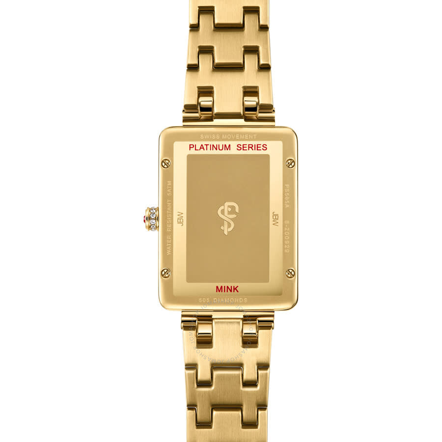 JBW Platinum Series Diamond Gold-tone Dial Ladies Watch PS505A - Dawson Watches #3