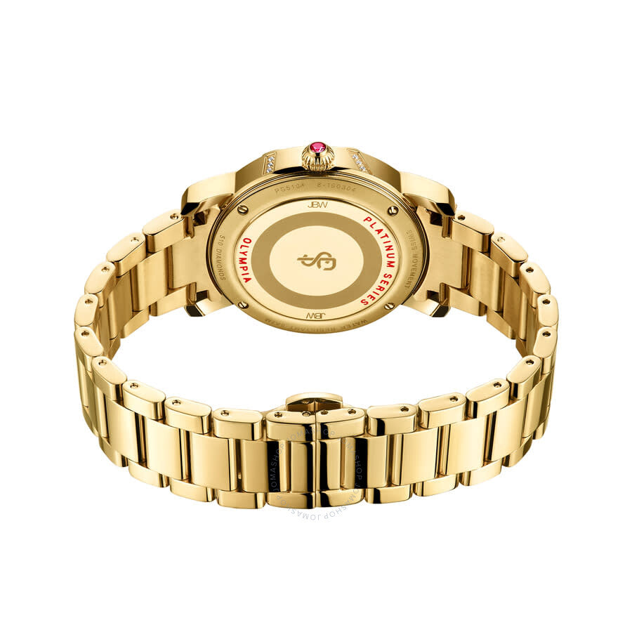 JBW Platinum Series Diamond Gold-tone Dial Ladies Watch PS510A - Dawson Watches #4