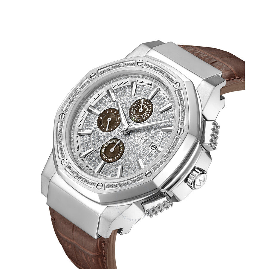 JBW Saxon GMT Quartz Silver Dial Unisex Watch JB-6101L-Q - Dawson Watches #3