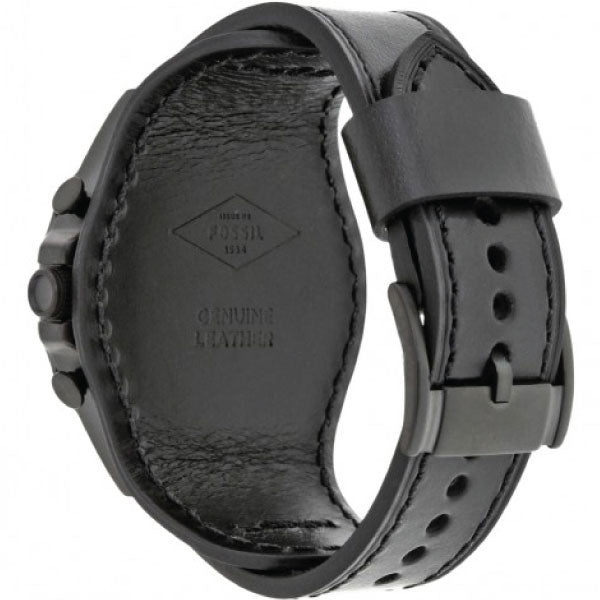 Fossil Nate Chronograph Black Dial Men's Watch JR1510