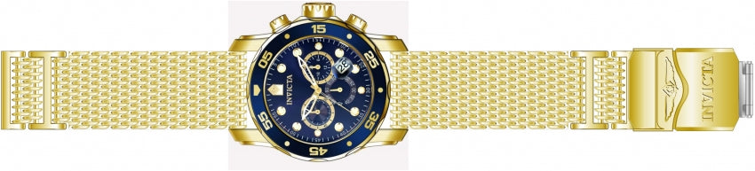 Invicta pro diver chronograph gmt date quartz blue dial men's watch 47239 47239 - Image 3